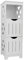 XUANYU 4 Niveaux Meuble de Rangement pour Toilette Commode de Rangement avec 2 Tiroirs Armoire de Salle de Bain Support pour Papiers Toilettes Meuble Colonne de Toilettes, Blanc-30×30×89 cm