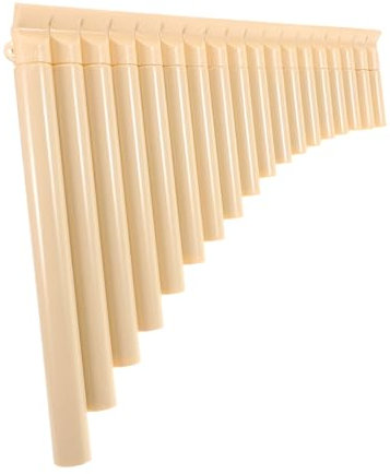 Abaodam 18-Pfeifen Panflöte aus Robustem ABS Kunststoff Glatte Oberfläche für Anfänger und Kinder Traditionelles Blasinstrument für Musikunterricht und Übung