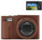 Rieibi TZ99 Étui de protection en silicone souple pour appareil photo Panasonic Lumix DC-TZ99, accessoires avec 2 protections d'écran, léger - Café