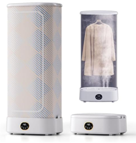 WJFTODAY Sèche-Linge Portable, sèche-Linge électrique, Machine à Repasser Automatique, sètelligent à Vapeur, pour Camping-Cars, sèche-Linge de Voyage Haut de Gamme pour vêtements légers, séchage Doux
