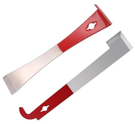 Bienenstock-Werkzeug-Set aus Edelstahl, Schaber, Edelstahl-Bienenstock-Werkzeug, Schaber, Rahmenheber, Imkerausrüstung für Imker, 2 Stück