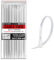 LEDSone 100 Pack of 200mm x 3.6mm Reusable Cable Ties, Heavy Duty with 40lbs Tensile Strength White Releasable Adjustable Cable Ties, 8 Premium Tie Wraps, Strong Nylon Zip Ties (3.6mmx200mm White)