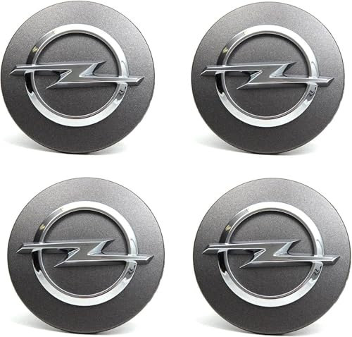 NHRGOKQC pièces Auto Cache Moyeux pour Opel Mokka X 2016-2019,Centre Jante Capuchons Moyeu Roue Bouchon Enjoliveur étanche et Antirouille,A-54MM