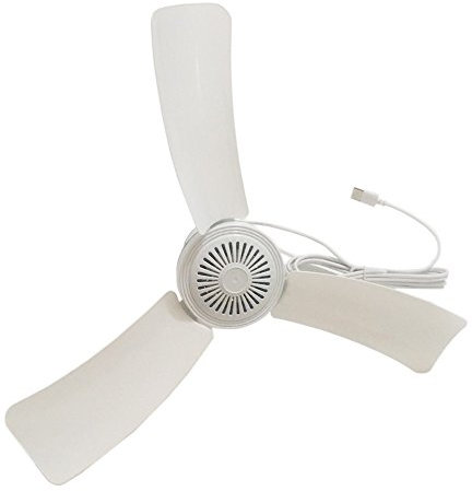 SKYRI DC 5V Ceiling Fan Portable Mini USB Fan Camping Outdoor Indoor Using,Energy-Saving Ceiling Cool Fan
