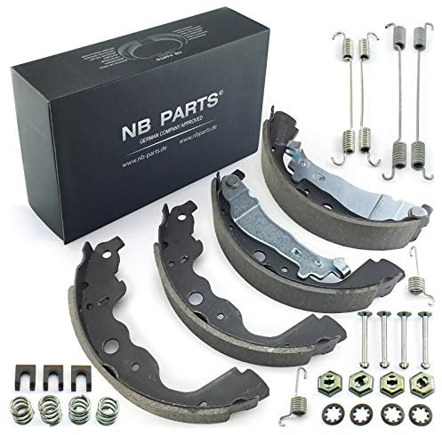 NB PARTS Bremsbacken Satz + Zubehör hinten passend für Dacia Dokker Duster Logan Renault Clio 4