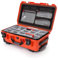 Nanuk 935 wasserdichte Hartschalenhülle mit Deckel-Organizer und gepolsterter Trennwand mit Rädern, Orange