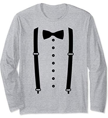 Kummerbund Hosenträger Smoking Kostüm Langarmshirt