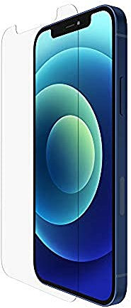 Belkin iPhone 12 Pro/iPhone 12 Screen Protector TemperedGlass Privacy Anti-Microbial (Keeps Screen Private + Reduces Bacteria Up to 99%)