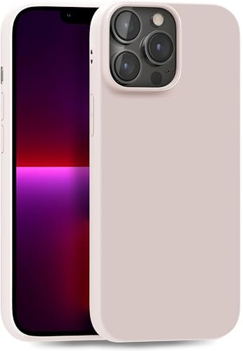 MyGadget Cover per iPhone 13 Pro Max - Custodia Protettiva in Silicone Morbido – Case TPU Flessibile - Protezione Antiurto & Antigraffio Rosa pallido