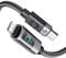 ORICO USB C auf Lightning Kabel, LED Display Schnelles Laden, Hochgeschwindigkeits-Daten¨¹bertragungskabel Kompatibel mit iPhone 13 12 11 Pro Max XS XR X 8 7 Plus AirPods Pro und mehr (2m)