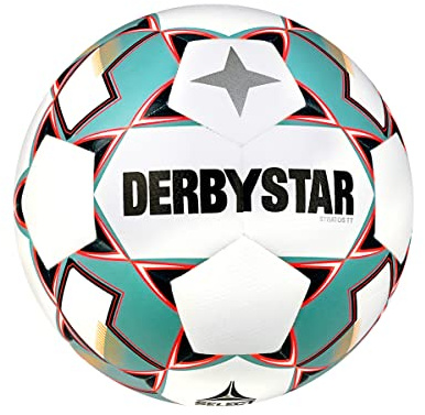 Derbystar Stratos TT v23 Fußbälle Weiss Blau Orange 4