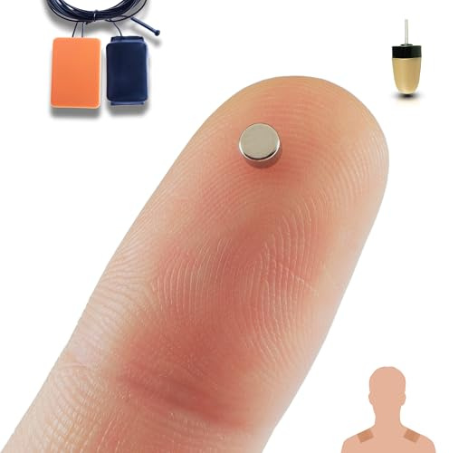 PingaOculto Spion Kopfhörer für Prüfung GSM Mini Nano Unsichtbare Kopfhörer SIM-Karte mit Mikrofon und Haftstreifen - Unsichtbar Ohrhörer Kabellos Headset (Spion Kopfhörer Nano V6 + Vip Pro SuperMini)