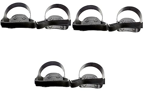 CLISPEED 3 Paare Klemmbausteine Eisklampe Spikes Steigeisen Stollen Schuhe Griffe 5 Zähne Schuhe Sicher Schützen Steigeisen Silikonspikes Eisschneegriffe Steigeisen Zum Wandern