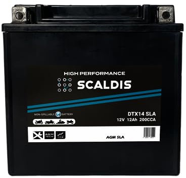 Batterie moto SCALDIS HP DTX14-BS 12 V 12 AH 200 AMPS