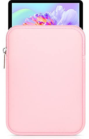 SOENS D11 Tablet-Hülle, geeignet for Kobo Elipsa 2e 10,3 Zoll E-Ink-Tablet-Hülle mit Reißverschluss, universelle Schutzhülle (Color : Pink, Size : 19.8 X 26.2cm)