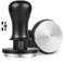 NOTSEK Tamper 51mm, Ripple Base Kaffee Tamper mit 30lbs Anpressdruck, Basis aus 304 Edelstahl Espresso Tamper für Siebträger 51mm