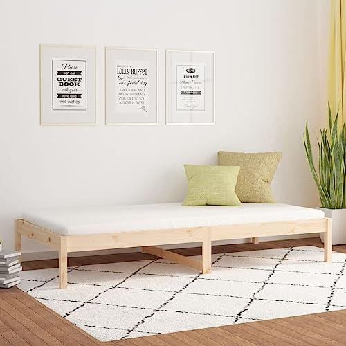 ZQQLVOO Letto per famiglia, letto per pallet, 90 x 190 cm, in legno massiccio 3 m, adatto per camere familiari