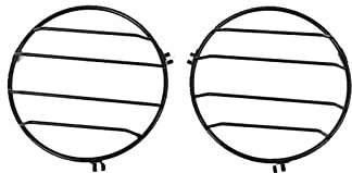 InkRaz Nebelscheinwerfer Edelstahl Auto Frontscheinwerfer Für Lada Niva Auto Rücklicht Trim Schutzabdeckung Zubehör (Größe : A-Headlight cover)