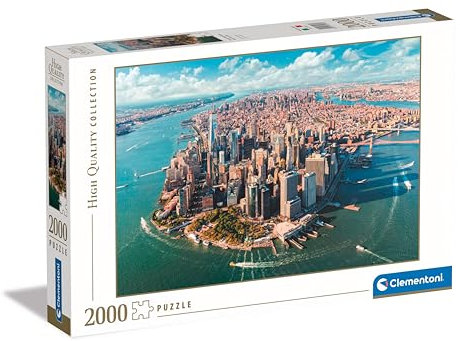 Clementoni New York City Puzzle 2000 Teile Erwachsene - New York Puzzle Erwachsene in 70 x 50 cm - Puzzle Erwachsene anspruchsvoll von Clementoni 32080