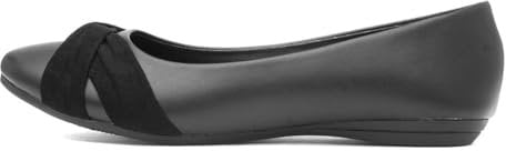 Lilley Ginny Womens Black Ballerina Shoe - Size 6 UK - Black
