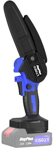 Mini Chainsaw Bruhsless 6-Inch, Mini Portable Chainsaw Cordless Kit with Safety Lock, Electric Small Chainsaw Handheld for Yard Branch Trimming
