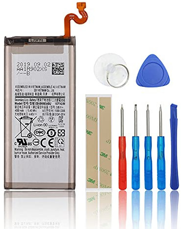 SwarKing - Batteria di ricambio compatibile con Samsung Galaxy Note 9 N9600 N960F EB-BN965ABU con toolkit