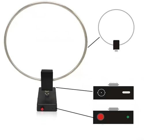 Alanmoship GA-800 Radio Antenna Active Loop Antenna Shortwave Radio Antennas 10KHz-159MHz, Portable Radio High Frequency Antenna For Ham Radio