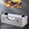 Bagno Italia Baignoire à remous 180x120 cm avec 12 jets radio et chromothérapie