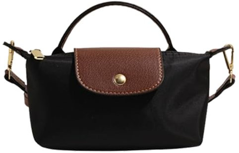 TOTDYIKH Mini sac à bandoulière tendance pour femme, sac à main carré de couleur unie avec bandoulière réglable, sacs à main (Black,One-Size)