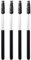 WOLMIK Wimpernbürste, 4 Stück Augenbrauenbürste, Augenbrauenpinsel, Wimpernkamm, zum Modifizieren von Augenbrauen und Wimpern, Make-up-Tools
