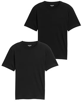 Tom Tailor Herren 1048393 T-Shirts aus Baumwolle im 2er-Pack (2er Pack)