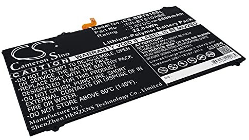 Eotdoo Batteria di ricambio da 5800 mAh per Samsung Galaxy Tab S2 9.7, S2 Plus 9.7, SM-T810, SM-T810, SM-T813, SM-T815, SM-T815C, SM-T815N, codice articolo: EB-BT810ABA, EB-BT810ABE, GH43-04431A