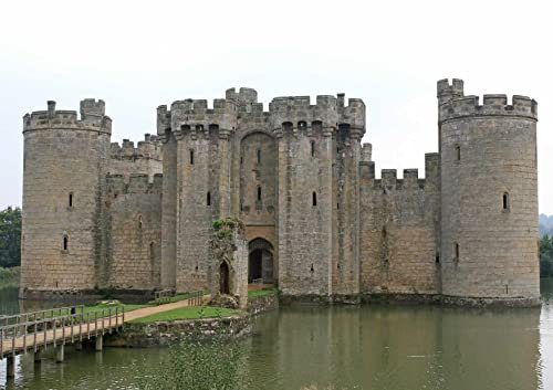 Bausatz im hochwertigen Karton - Puzzle Burg 1000 Teile in wiederverschließbarem Beutel 38x52cm