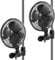 Grow Ventilatore con clip da 20 W, oscillante, piccolo per tenda da terra, 2 livelli di velocità, ventilatore oscillante, mini ventilatore oscillante a morsetto, per la casa in camera da letto, 2