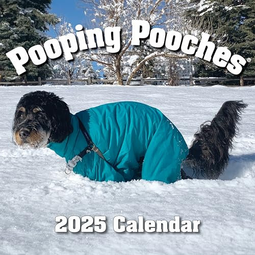 Pooping Pooches Weißer Elefant Gag Geschenkkalender