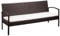 vidaXL Gartenmöbel 3-Sitzer Poly Rattan Gartenbank Lounge Sofa Bank Sitzgruppe