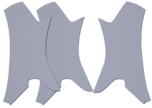 Ensemble de 3 garnitures de couvercle de poignée de porte grise série 3 - Kit de remplacement de couvre-poignée de porte pour E90 E91 E92 et M3 - Couvercles pour toutes les poignées de porte