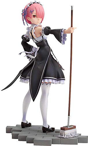 YOUZHILAN Figurine Re Zero Starting Life In Another World Ram Maid wear PVC Figure