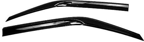 2X Windabweiser Regenabweiser kompatibel mit Opel Vivaro Renault Trafic 2001-2014 Dunkel