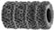 SunF A051 21x7-10 & 22x10-10 Power.II AT All-Terrain Reifen ATV UTV Geländereifen 6PR TL, Satz von 4 Stück