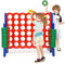 DREAMADE Riesen 4 Gewinnt Spiel, Strategiespiel für Kinder und Erwachsene, 4 in Einer Reihe, Brettspiel Spielzeug Gesellschaftsspiel 2 Spieler, Vier in Reihespiel Kinderspiel (Rot)