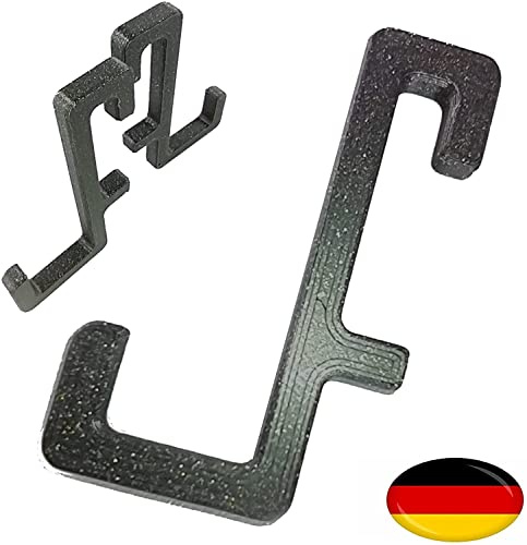 ULROAD SKH2 10 Stück Haken passend für IKEA Skadis Lochwand I SKadis Zubehör Halterung Lochplatte