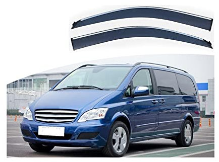 Fenstervisier Deflector Visiere Sonnenschutz Regenschutz Markise Für Mercedes Für Benz Für Viano V-Klasse Für Vito W447 W639 (Farbe : Vito/Viano W639)