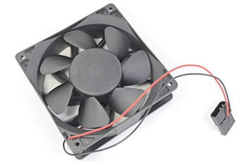 PC Fans high cfm 120mm fan 31mm/H2O air pressure 5500 RPM Rotations Per MInute mining fan 300 m3/h 175 CFM, 45dB Computer Fan Molex power connection server fan DFG12038B12DN 12038 12cmx3.8cm [not PWM]