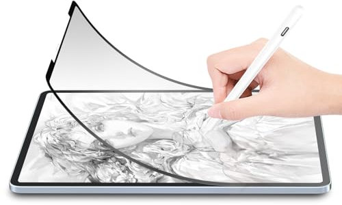 Paperfilm - Protector de pantalla para iPad Pro de 12,9 pulgadas, película de papel mate para dibujar, escribir notas, tomar huellas dactilares, antirreflejos, se siente como en el papel