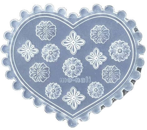 FackLOxc Moule en silicone 3D pour décoration d'ongles - Motif fleurs - Pour décoration d'ongles