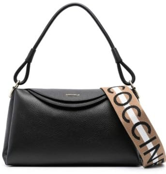 Coccinelle Eclyps - Schultertasche 30 cm black