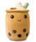 Lithyc Bubble-Tea perlen, SüßEs Bubble Tea PlüSch – Kann als Heimdekoration verwendet Werden, als wunderbares Geschenk für Verwandte und Freunde(24cm – Braun)