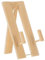 Ycagrain 1 support de présentation rétro décoratif pliable pour ventilateur japonais avec trépied, base de ventilateur chinois, support de rangement