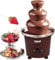 Opal Large Size Stainless Steel Chocolate Fountain 900ml 100w Fondue Set Electric 3-Tier Machine with Hot Melting Pot Base OCF11